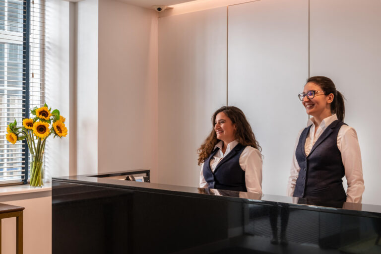 The Resident Victoria reception team welcoming guests