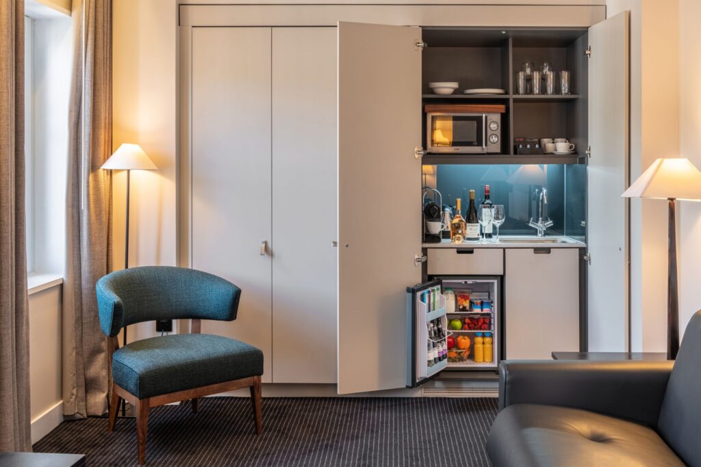 The Resident Soho In-room mini-kitchen